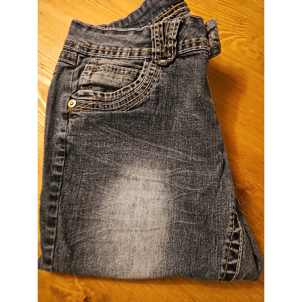 Y2K Angels Jeans Dark Wash Bootcut Low Rise  Sz 13  Denim